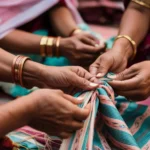 traditional craftsman working in a small workshop representing local culture