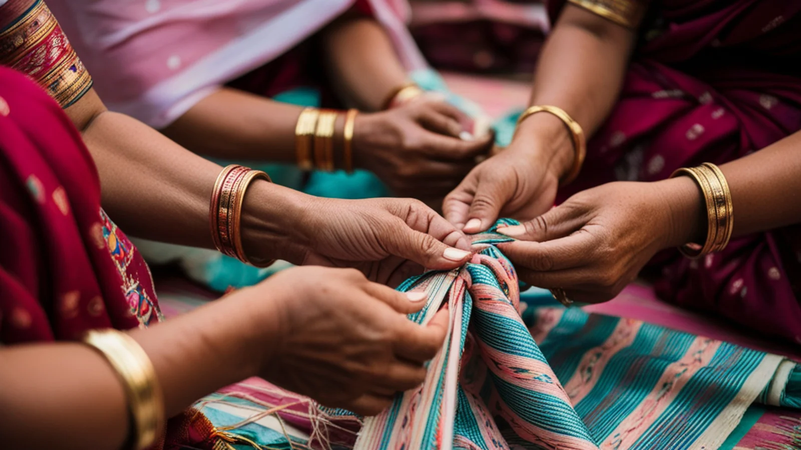 traditional craftsman working in a small workshop representing local culture