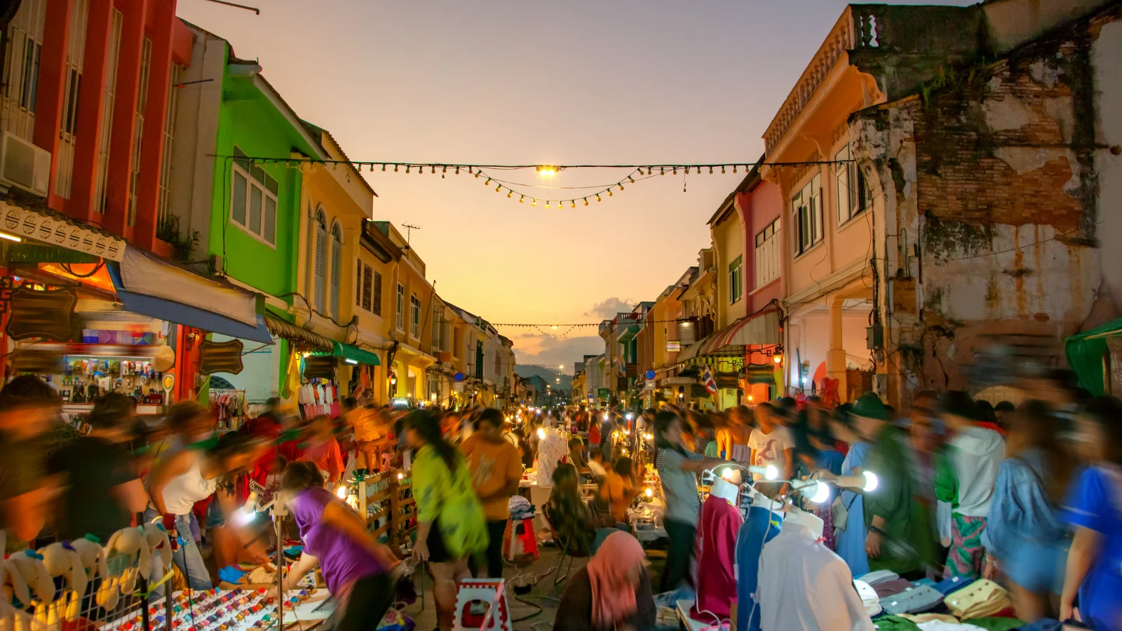 morning scene at a traditional local market reflecting everyday cultural life