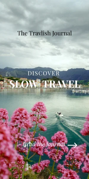 Slow travel experience in a refined setting reflecting calm and intentional travel lifestyle.