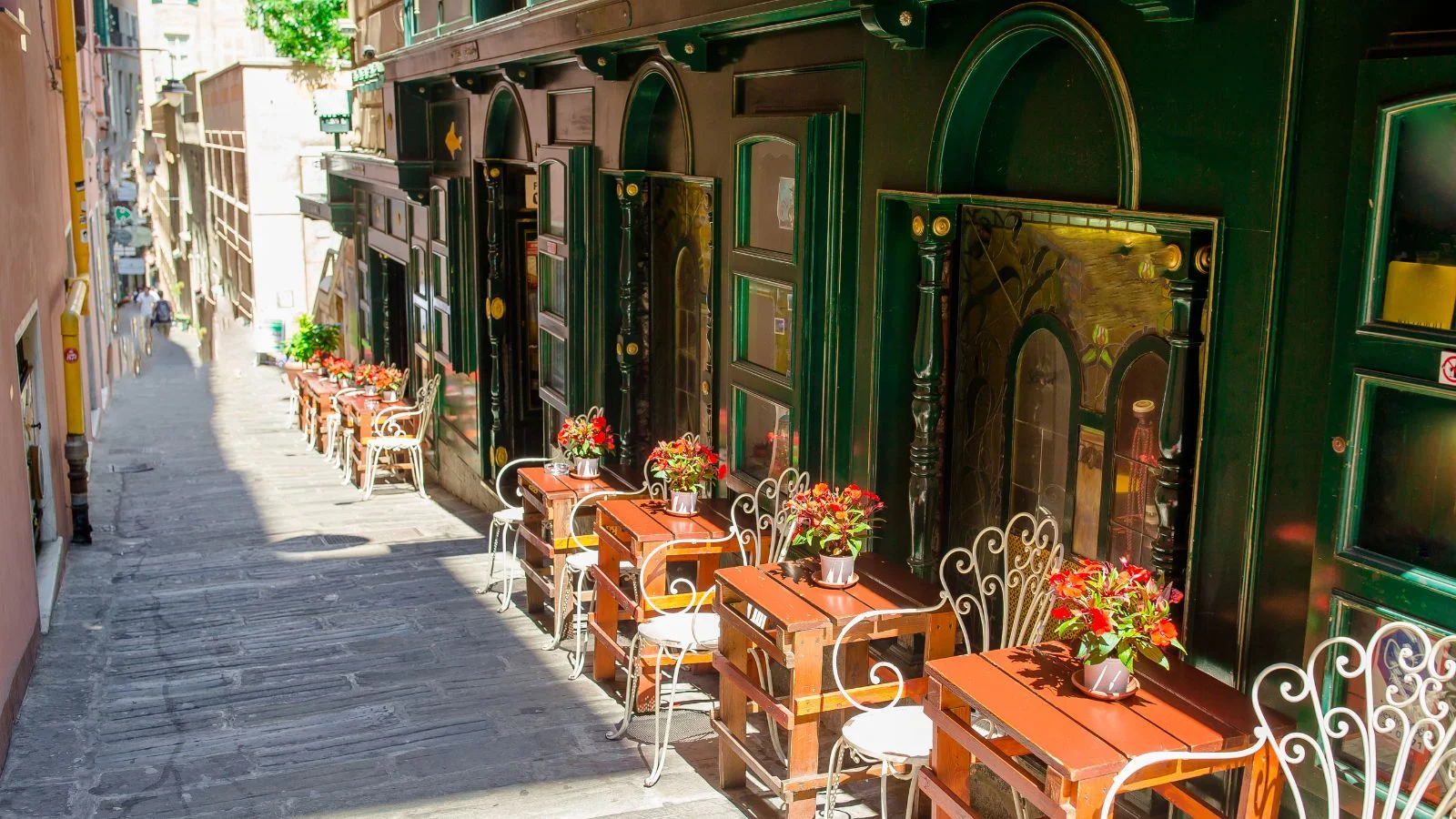 Traditional italian cafe
