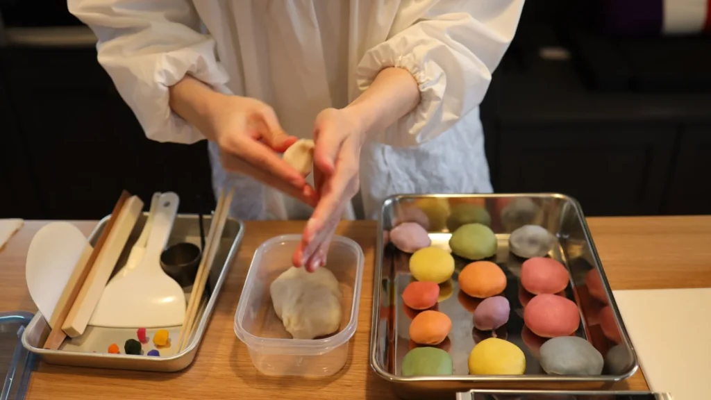 Wagashi making Kyoto