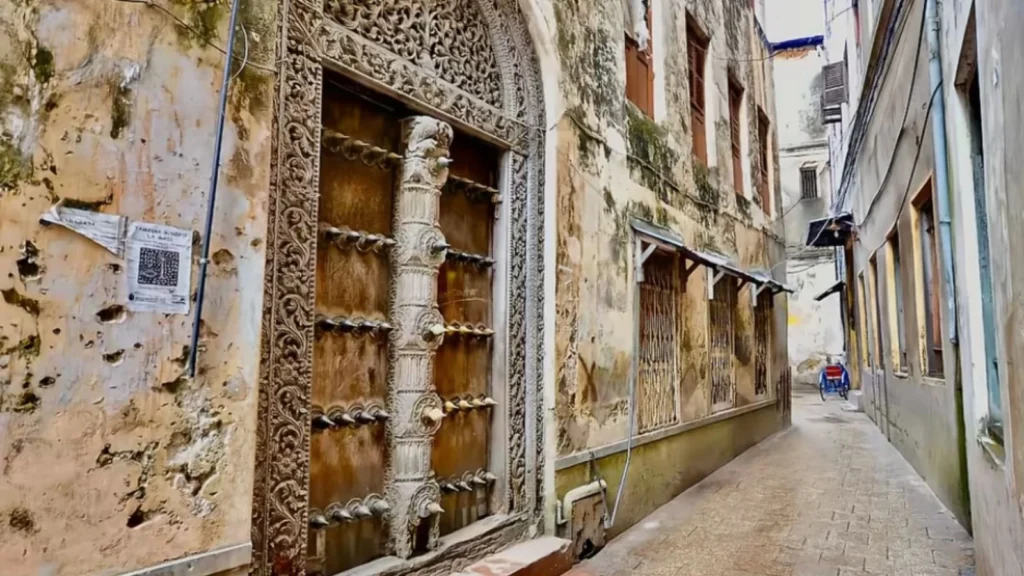 Arabic architecture in Ston Town Zanzibar