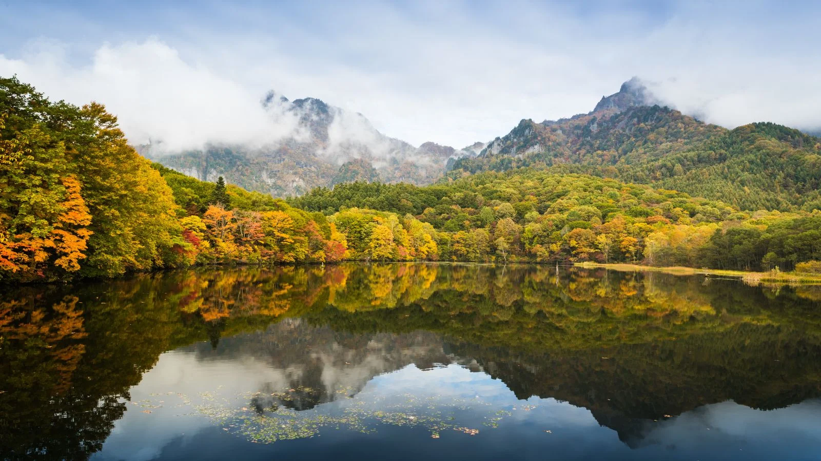 Autumn colors in Togakushi, Japan