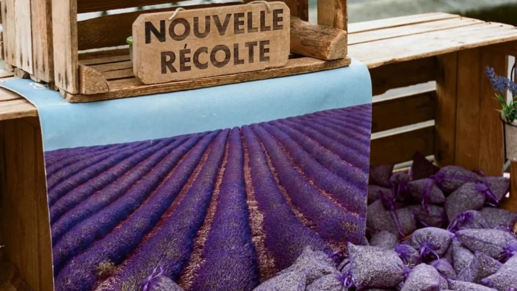 Lavendar sold in provence France
