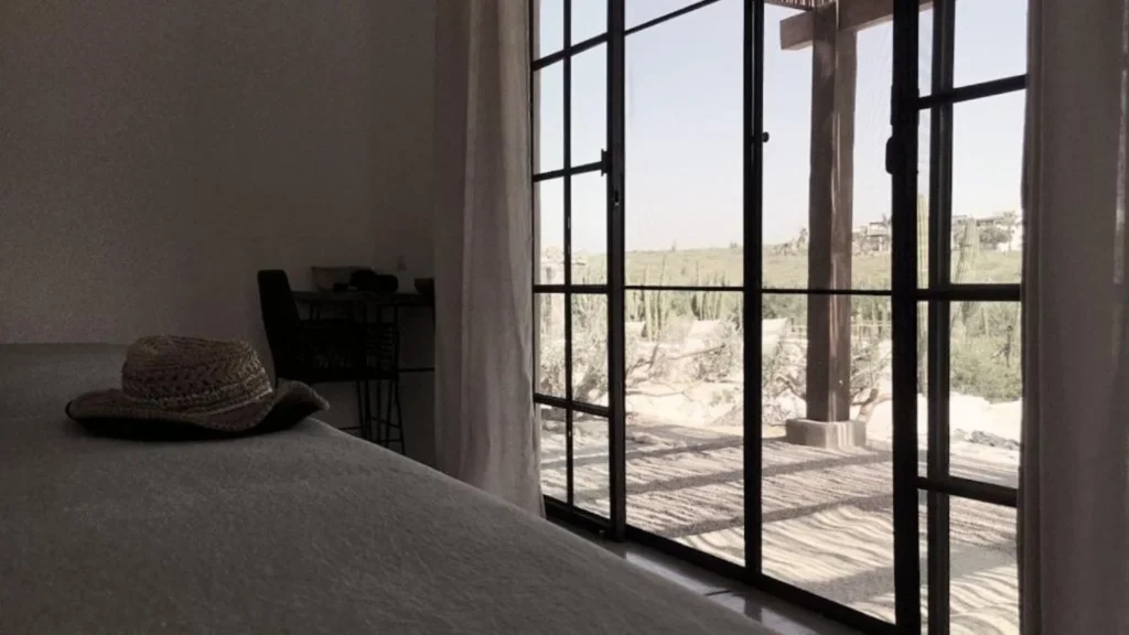 Desierto Azul hotel room with view