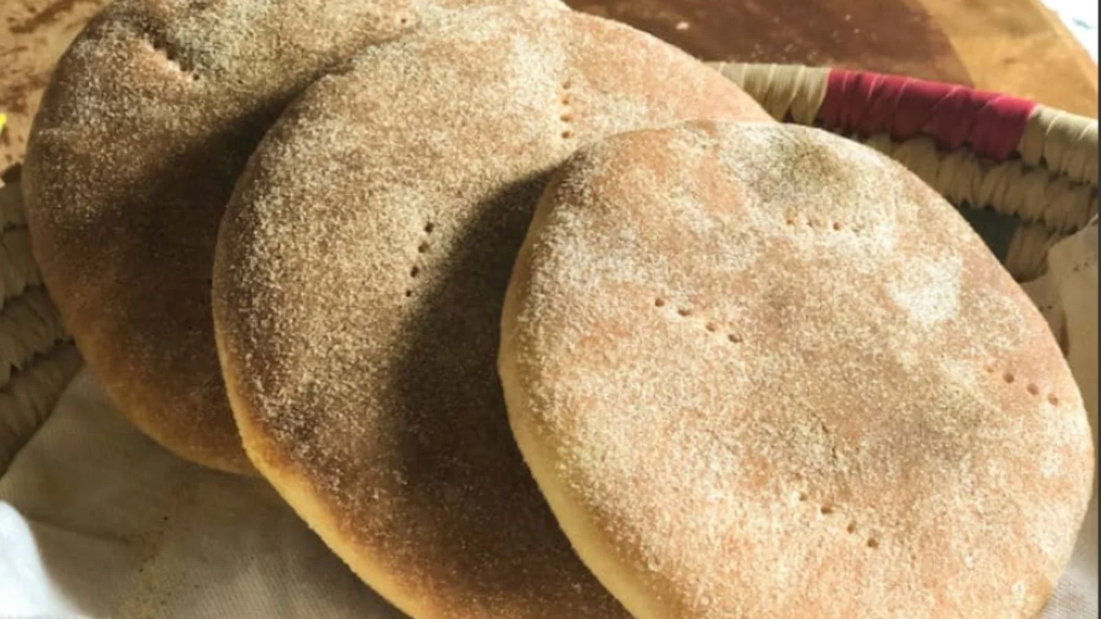 Fes famous bread (Khobz)