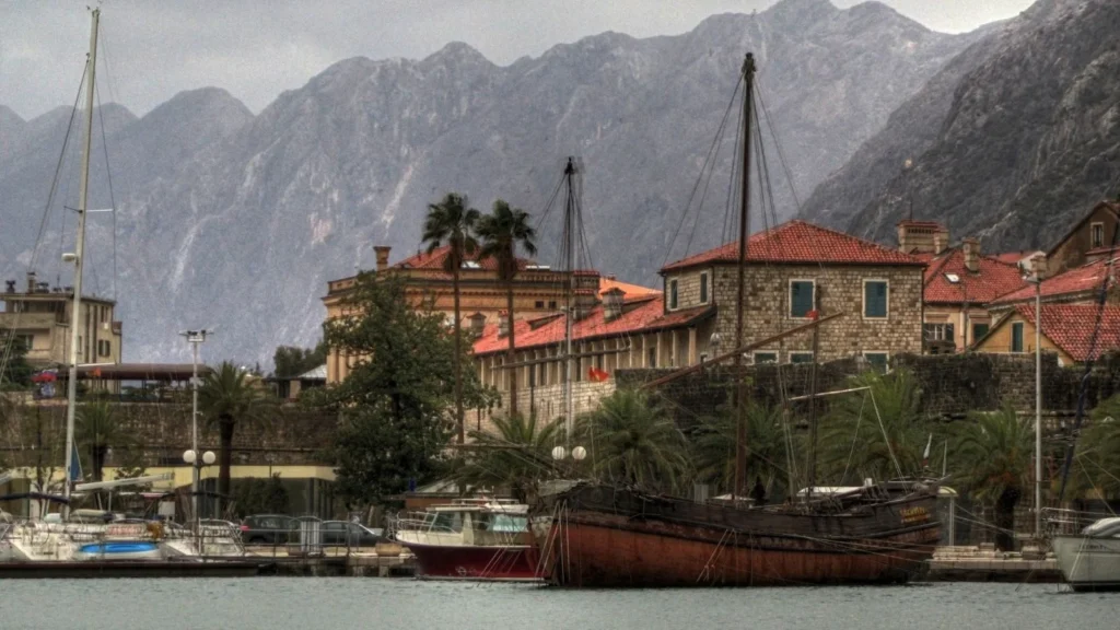 Kotor bay from the sea.