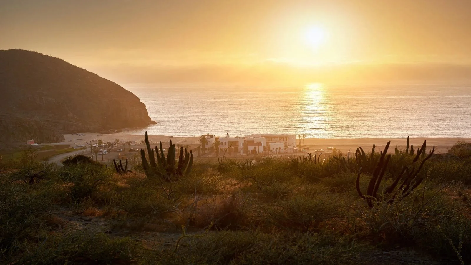 Todos Santos beach view