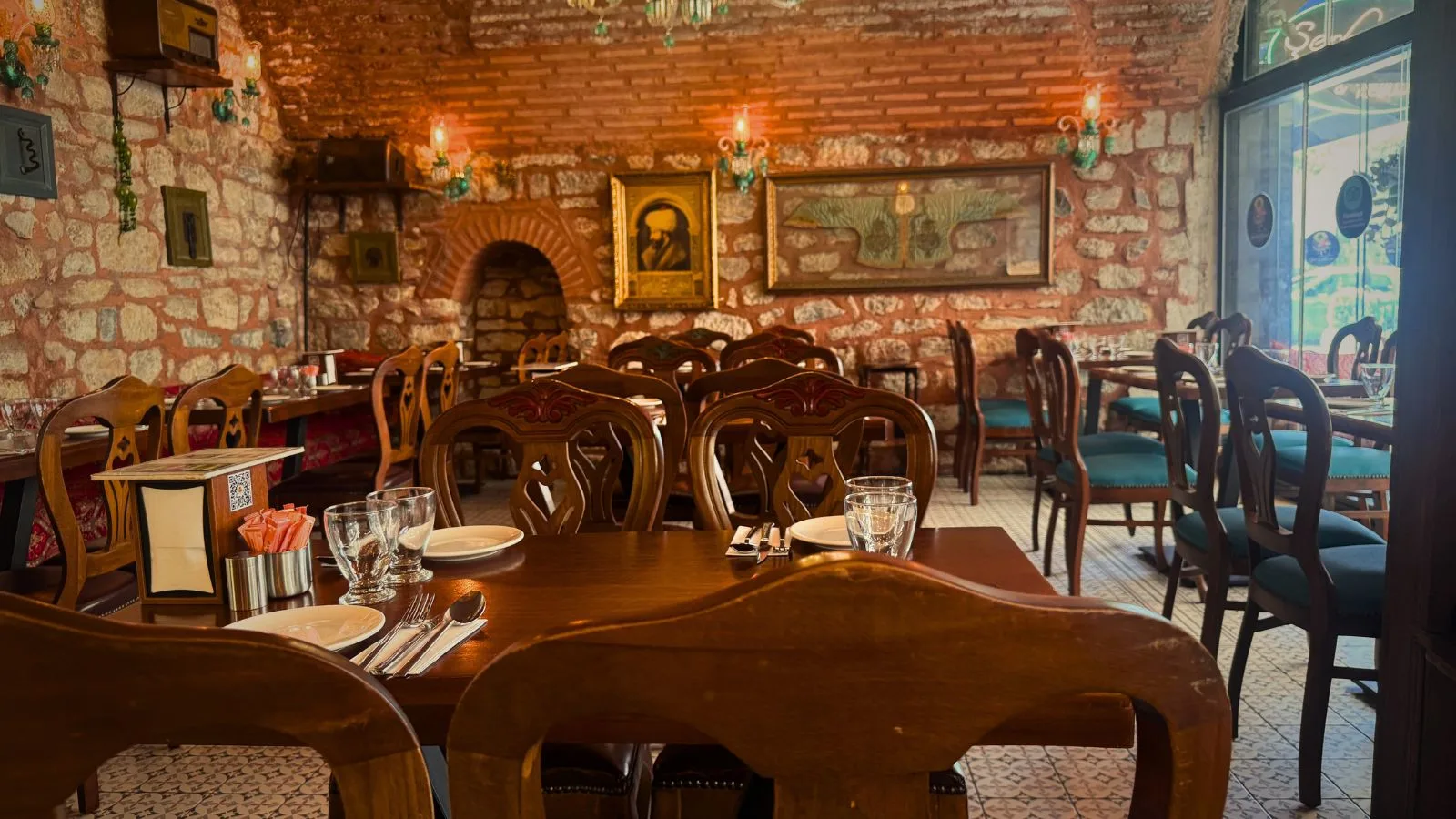 Byzantine inspired restaurant in Sultanahmet, Istanbul.